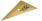 Rakla Twarda trójkątna - GOLD EZ